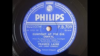 Frankie Laine Gunfight At The OK Corral 1957 78 rpm [upl. by Uwton843]