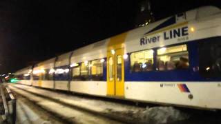 Riverline Diesel Light Rail in New Jersey and Bus [upl. by Aibsel]