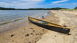 Canoe Buttonwoods and Brush Neck Coves in Warwick RI [upl. by Olnton]