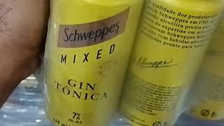 Conheçam o novo lançamento da Schweppes mixed Vodca Citrus e Gin Tônica schweppes [upl. by Onitram]