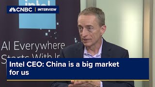 Intel CEO China is a big market for us [upl. by Elamef47]