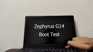 Zephyrus G14 Ryzen 5 4600HS  GTX 1650Ti  Boot Time [upl. by Yenrab882]