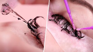 How To Clean Dirty Lashes Extensions [upl. by Anitnauq]