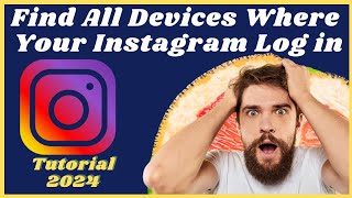 How to find where my instagram account is logged in Quick 2024 [upl. by Akedijn]