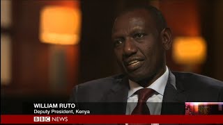 HARDtalk William Ruto Kenyas Deputy President 2019 [upl. by Ennaj]