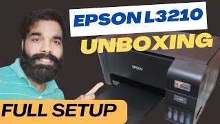 Epson L3210 Printer Unboxing with full information  Epson Printer Review  Epson L3210 ink refill [upl. by Teemus445]