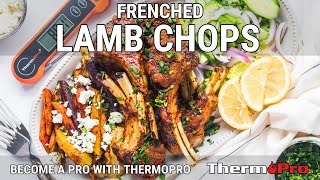 How to Make the Tastiest Frenched Lamb Chops with Pomegranate Sauce [upl. by Derry]