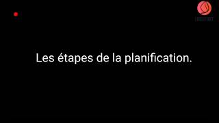 Les étapes de la planification dans une entreprise✍📑 [upl. by Tanya913]