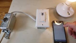 Leviton Smart Dimmer Setup and Leviton App Demo [upl. by Ryhpez]