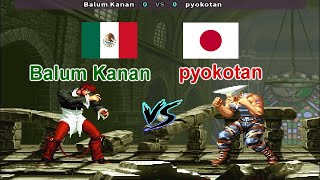 SNK vs Capcom  SVC Chaos Super Plus  Balum Kanan vs pyokotan [upl. by Avelin]