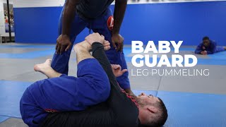 Baby Guard Leg Pummeling Technique [upl. by Bergeman]