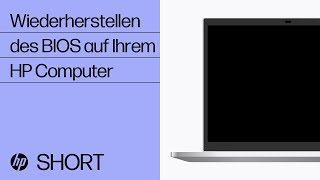 Wiederherstellen des BIOS auf HP Computern mit einer Tastenkombination  HP Computer  HP Support [upl. by Annaor971]