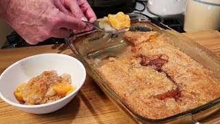 Super Easy Peach Cobbler [upl. by Germin89]