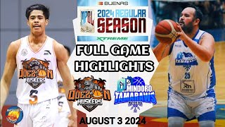 MPBL HIGHLIGHTS  QUEZON HUSKERS VS MINDORO TAMARAWS  AUGUST 3 2024 mpbl [upl. by Vel]