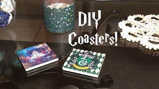 DIY Harry Potter coasters [upl. by Onailimixam]