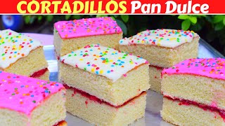 CORTADILLOS ESPONJOSOSPAN DULCE MEXICANO Dulce Hogar Recetas [upl. by Oer]