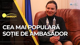 DIMINEAȚA  OLESIA ȘEVCHENKO CEA MAI POPULARĂ SOȚIE DE AMBASADOR [upl. by Elay]