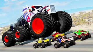 🔴 Jocuri cu masini mari si cascadorii  MONSTER TRUCK GAMEPLAY [upl. by Damarra449]