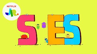 Adding “S” amp “ES” to Words  StoryBots Learn to Read  Netflix Jr [upl. by Ardena587]