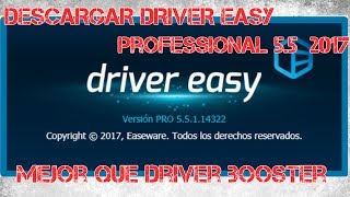 DESCARGAR Driver Easy Professional 551MEJOR QUE DRIVER BOOSTER [upl. by Hatcher]