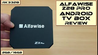 Alfawise Z28 Pro Smart TV Box Review [upl. by Eseer]