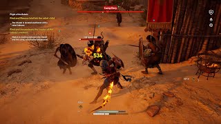 How to kill PhylakesGalatian with the help of rebelsAssassins Creed Origins [upl. by Ramonda]