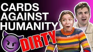 DIRTY CARDS AGAINST HUMANITY w REACT CAST [upl. by Ahsirtal161]