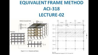 2 lec ACI Equivalent Frame Method explaining equivalent stiffness of column with example in English [upl. by Akemad]