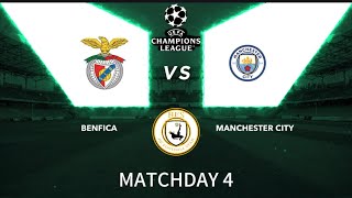 BENFICA vs MANCHESTER CITY [upl. by Otsuaf]