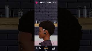 TaperFadebarberchop blackhair cpm carparkingmultiplayer gaming haircut [upl. by Gabor]