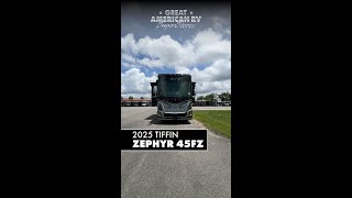 Introducing The NEW 2025 Tiffin Zephyr 45FZ  Available Now at Great American RV [upl. by Hellah233]