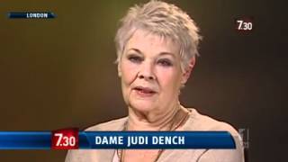 Dame Dench delivers Exotic thoughts and ageing secrets [upl. by Aniratac]