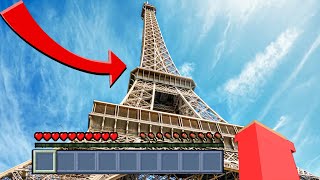 I Coded the Eiffel Tower in Minecraft [upl. by Shifra]