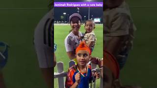 Jemimah Rodrigues with a cute baby 😍 ytshorts [upl. by Yarazed443]