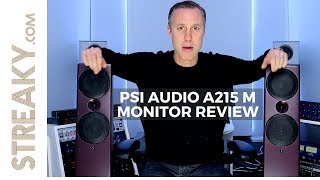 PSI AUDIO A215 M MASTERING MONITOR REVIEW  Streakycom [upl. by Neelra]