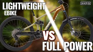 Duncan shows you  Lightweight Ebike vs Full Power [upl. by Carrnan]