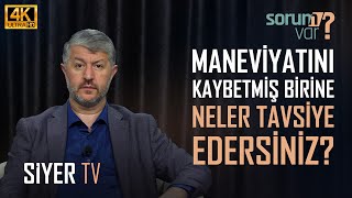 Maneviyatını Kaybetmiş Birine Neler Tavsiye Edersiniz  Muhammed Emin Yıldırım [upl. by Middendorf658]