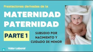 Prestación por nacimiento y cuidado de menor TRLSS  Maternidad y Paternidad [upl. by Florencia]