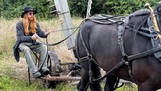 Horse Lovers Weekend At Upper Canada Village  Pioneer Farming ReEnactments  Early Farm Machines [upl. by Jarus]