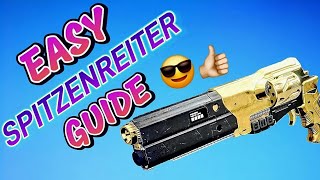 DESTINY 2 EASY SPITZENREITER GUIDE  Raub Schlachtfeld Kosmodrom [upl. by Auqinehs]