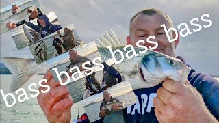 Bass fishing with Gamekeeper John Anglesey uk sea fishing with happy hooker [upl. by Proulx934]