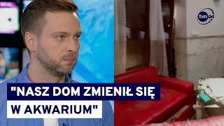 Powódź zalała dom w LądkuZdroju należący do rodziny Radomira Wita quotInni stracili wszystkoquot TVN24 [upl. by Lemcke121]