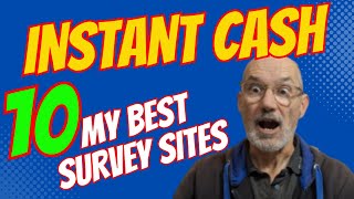 10 Best Survey Sites 2024  Make Money Online  Get Paid Instant Cash [upl. by Oringas]