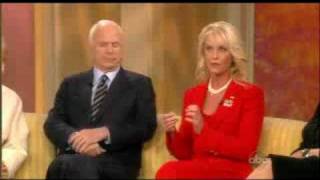 Part 3 of 3  John McCain ambushed in his interview on The View 9122008 September 12 912 [upl. by Haikezeh]