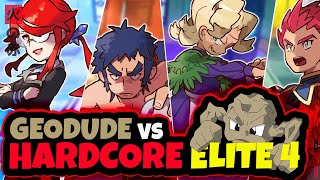 Can Geodude Survive the Hardmode Kanto Elite Four [upl. by Anastas]