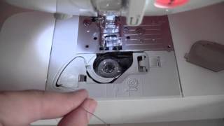 Sewing 101  bobbin winding amp loading machine threading [upl. by Dnalrah]