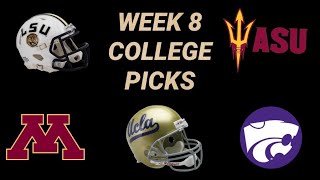 College Football Week 8 Picks ATS 5 Money Picks To Bet [upl. by Aneral]