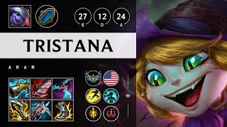 Tristana ARAM Triple Kill Dominating  NA Challenger Patch 1420 [upl. by Rogerio]