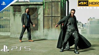 The Matrix Awakens PS5 4K HDR Gameplay [upl. by Mitman531]