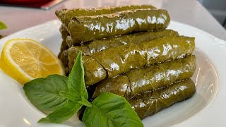 KARARMAYAN YEMYEŞİL YAPRAK SARMA NASIL YAPILIR  😋 LOKUM GİBİ SARMA TARİFİ 👌 [upl. by Nickles793]